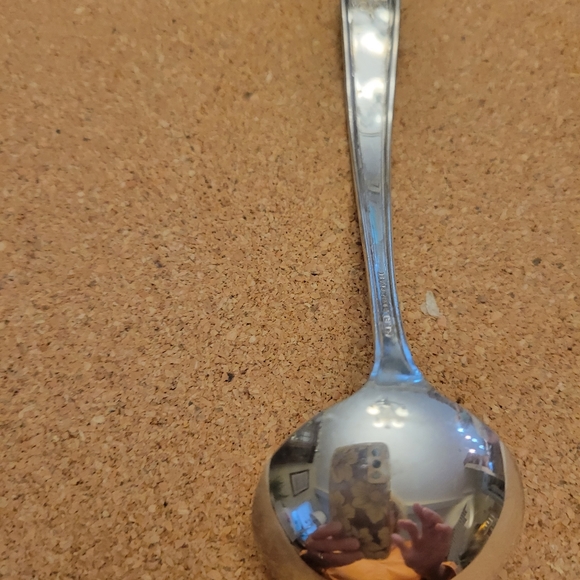 Vintage Doric Silverplated Cream Ladle - Picture 3 of 8